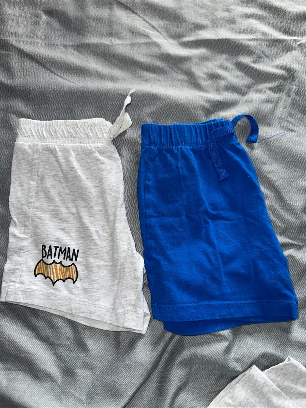 Primark Batman Two-Pack Shorts — Gray & Blue